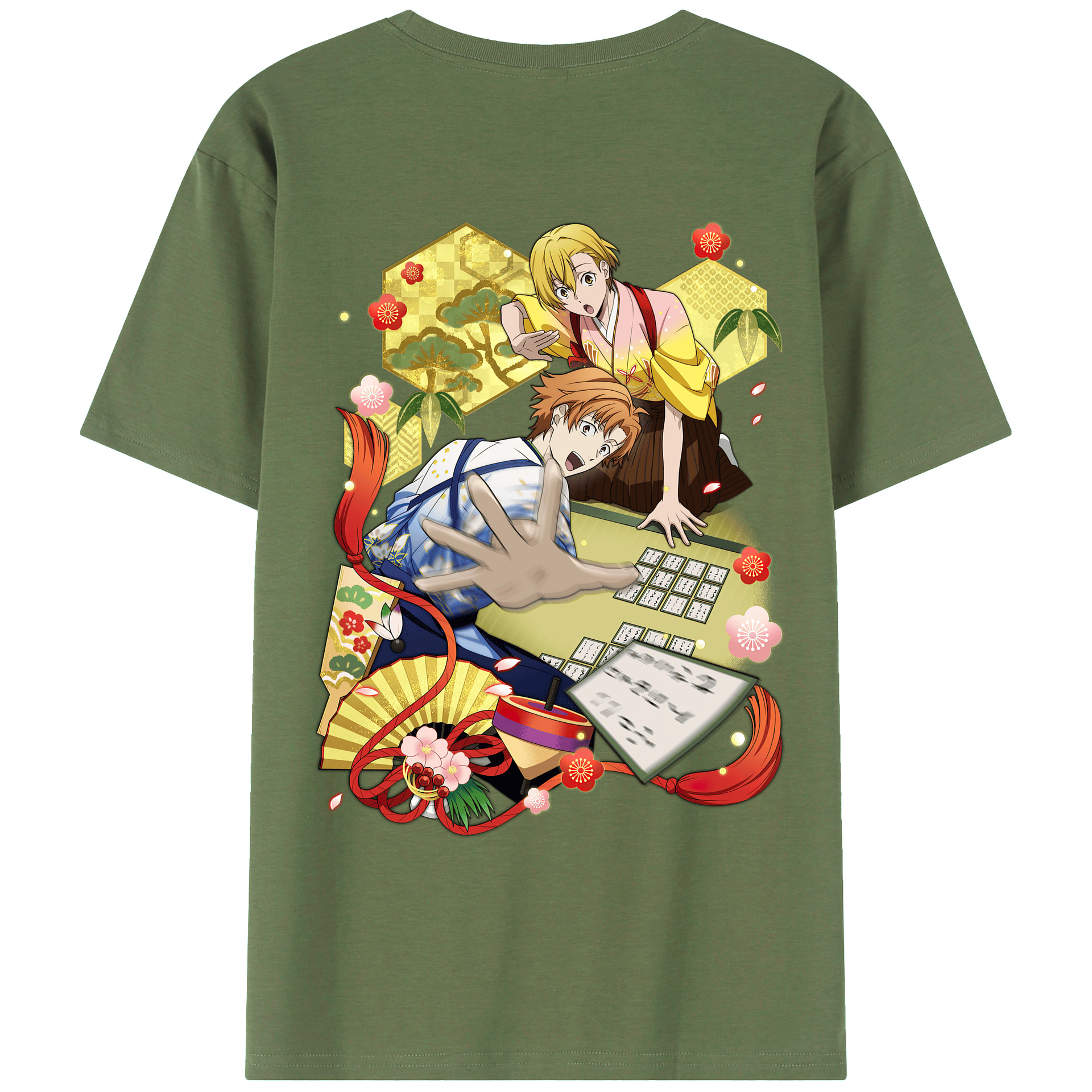 （画像用） 文豪ストレイドッグス Bungo Stray Dogs 綿100％ メンズ半袖Tシャツ（バックプリント） 通気性